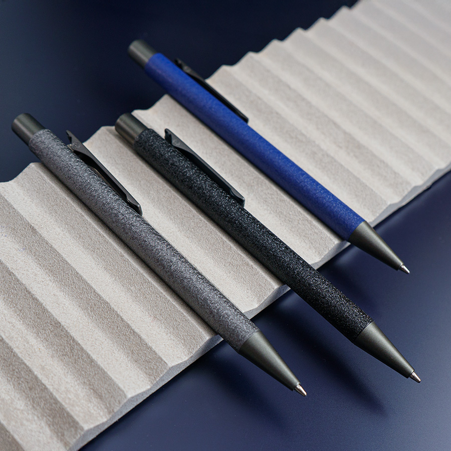 Ручка шариковая FACTOR FOLIO, синий, серебристый-3