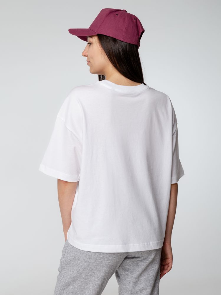 Футболка оверсайз женская Boxy Women, бежевая (льняная)-3