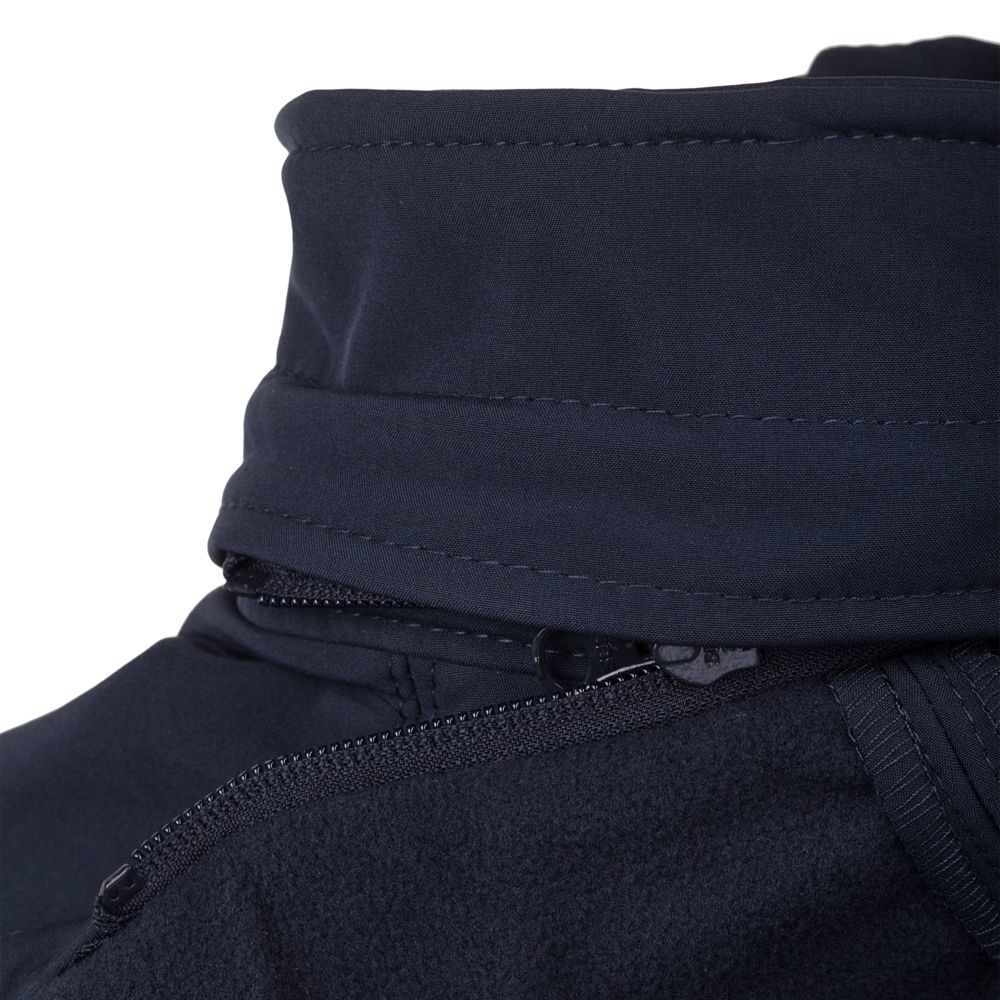 Куртка мужская Hooded Softshell темно-синяя-4