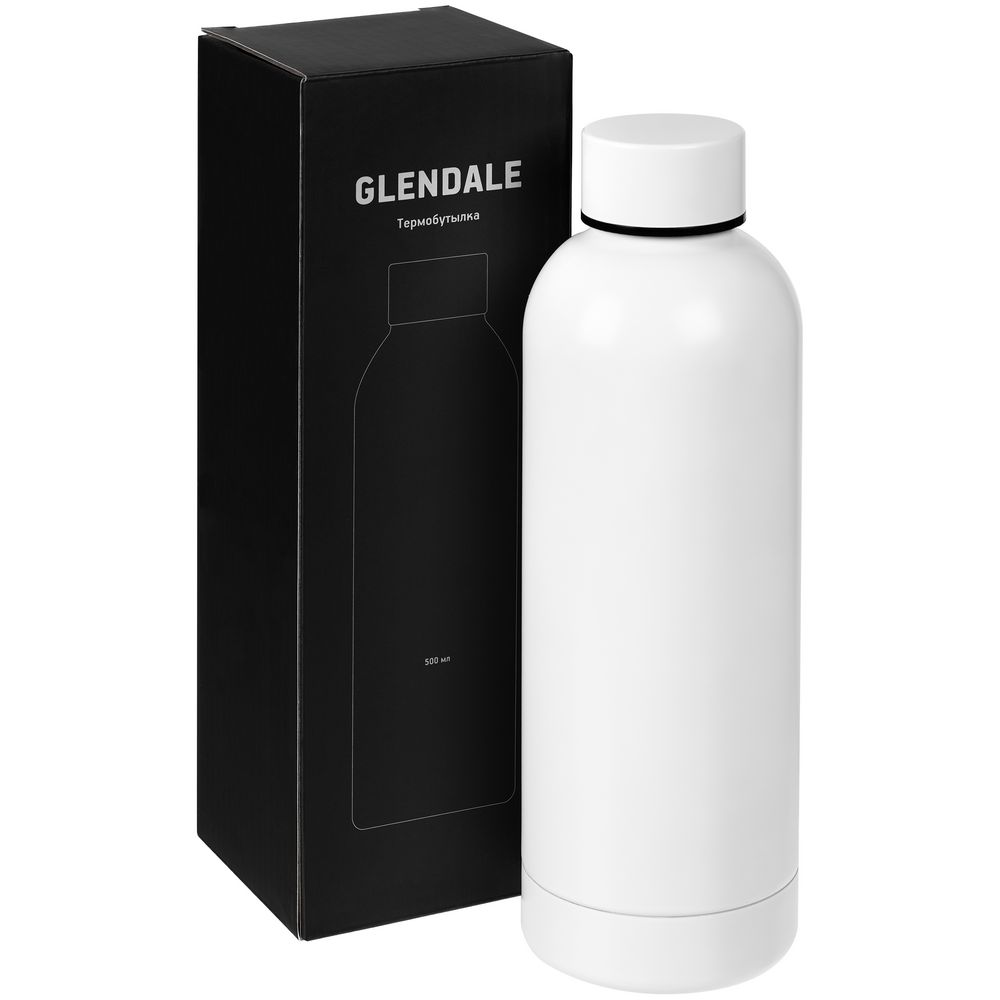 Термобутылка Glendale, белая-3