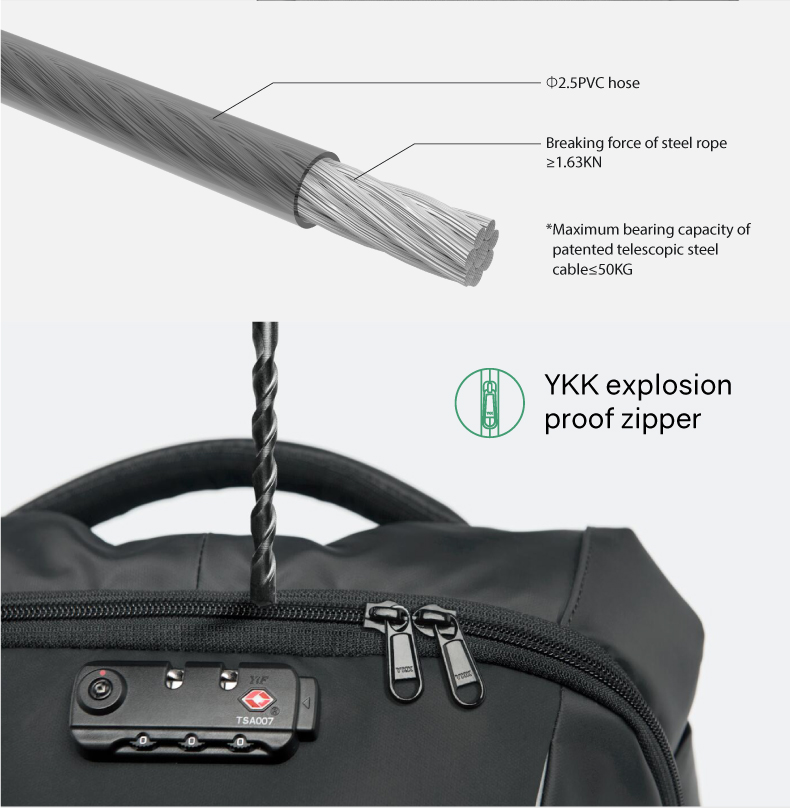Рюкзак ClickPack 46х34х16 см, черный-8