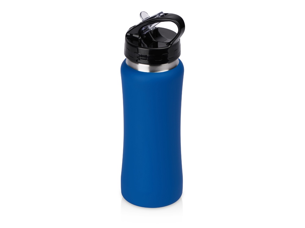 Подарочный набор с бутылкой для воды и повербанком С1, 5000 mAh, синий-2