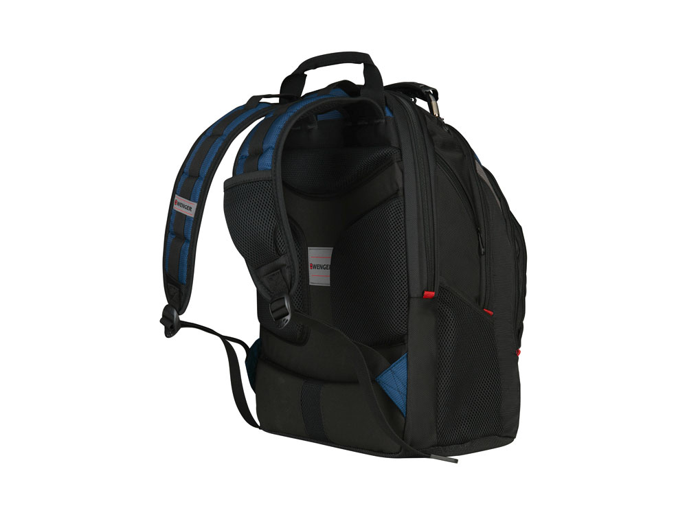 Рюкзак Ibex WENGER 17, черный/синий, полиэстер/ПВХ, 37 x 26 x 47 см, 23 л-1