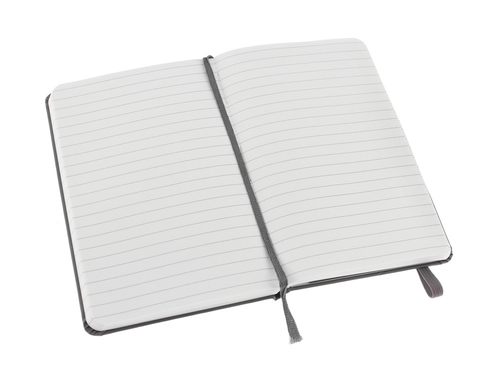 Записная книжка Moleskine Classic (в линейку) в твердой обложке, Pocket (9x14см), серый-1