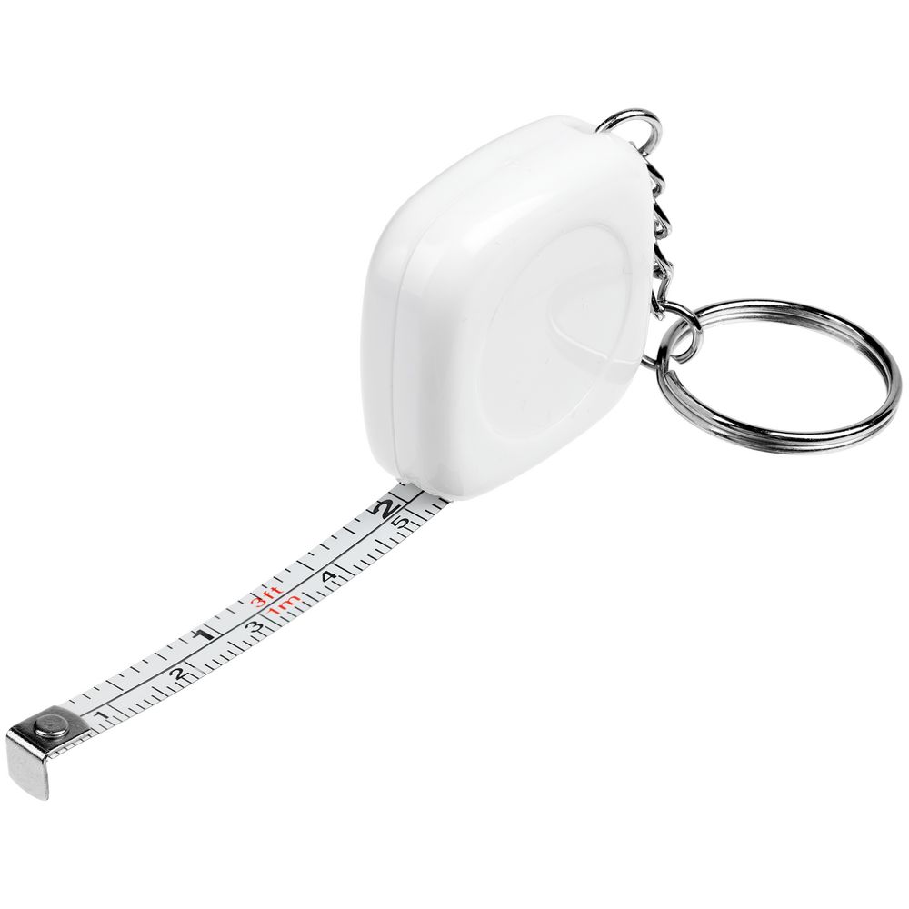 Брелок с рулеткой Metric, белый-0