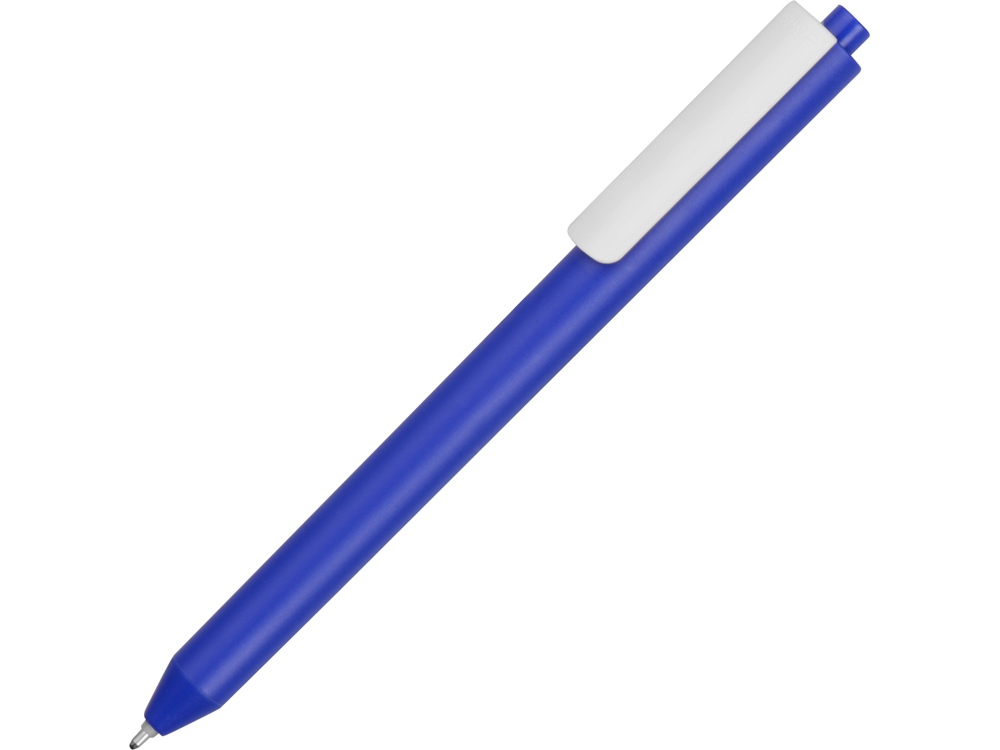 Ручка шариковая Pigra модель P03 PMM, синий/белый-0