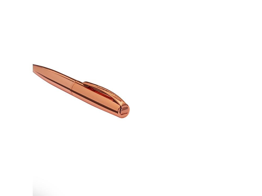 Ручка металлическая шариковая Sienna, розовое золото-3