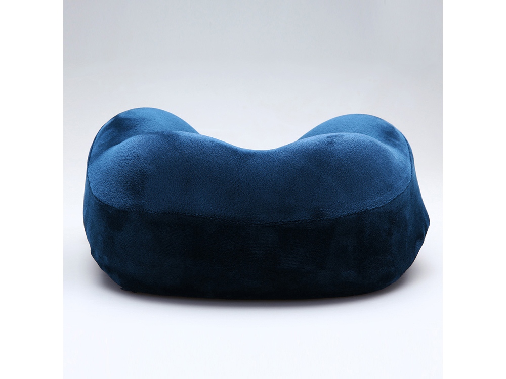 Подушка для путешествий со встроенным массажером Massage Tranquility Pillow, синий-5
