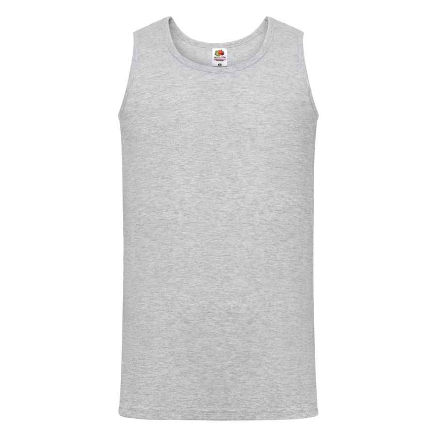 Майка мужская VALUEWEIGHT ATHLETIC VEST 165, серый меланж-0