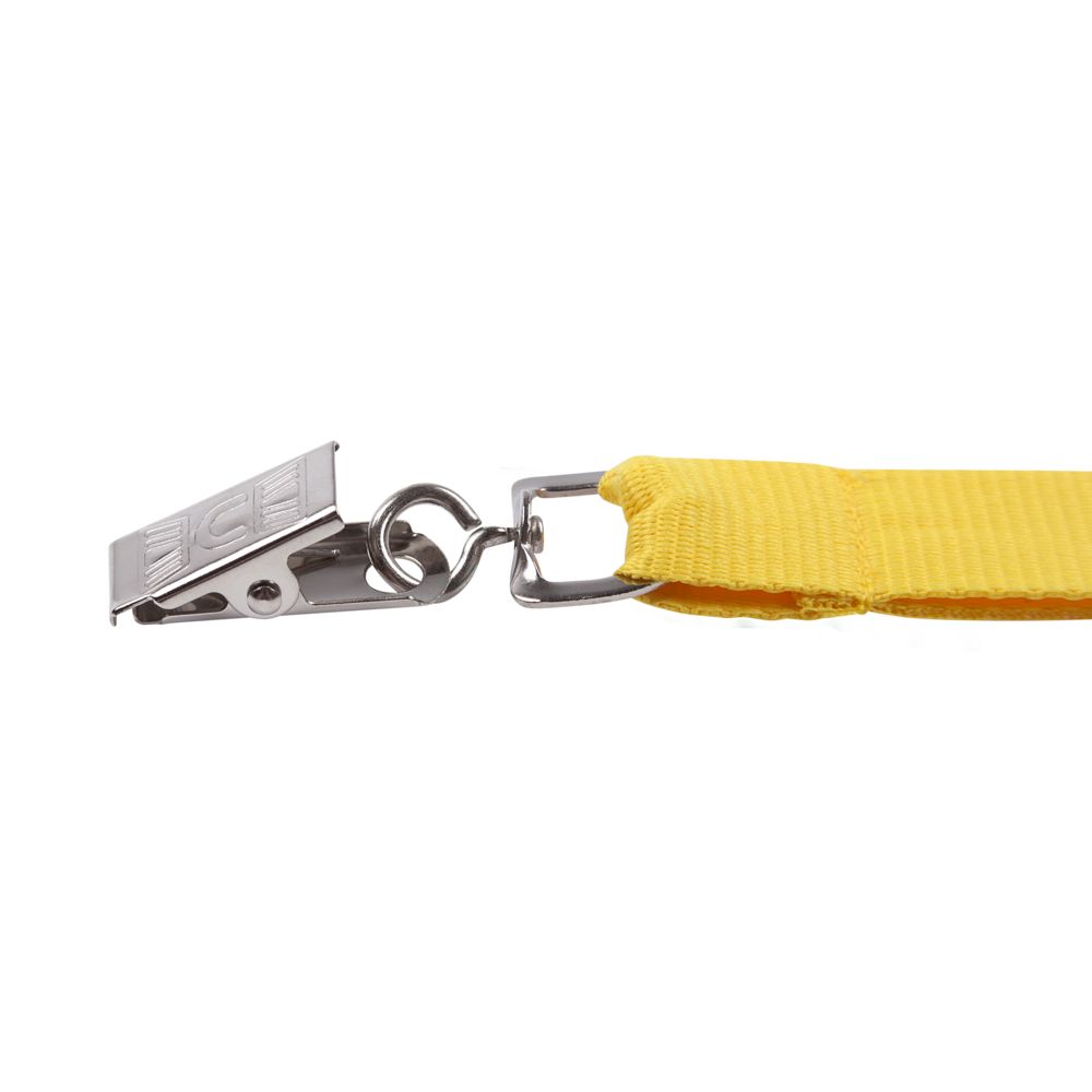 Лента для бейджа Neckband, желтая-1