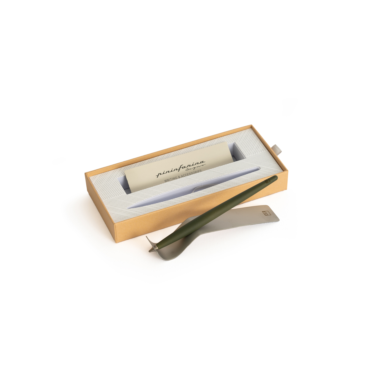 Шариковая ручка Pininfarina Piuma A MODERN CLASSIC SAGE GREEN-3