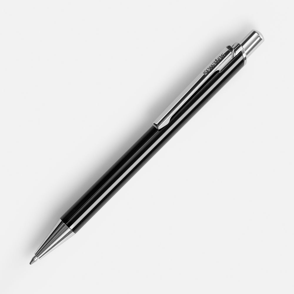 Ручка шариковая Arvent Glossy, черная-1