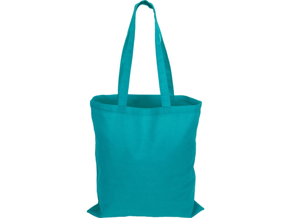 Сумка для шопинга Carryme 140 хлопковая, 140 г/м2, бирюзовый 320C NEW-2