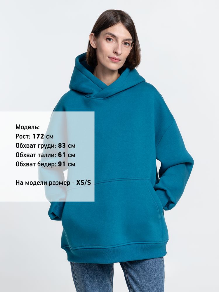 Худи Kulonga Oversize, бирюзовое-3