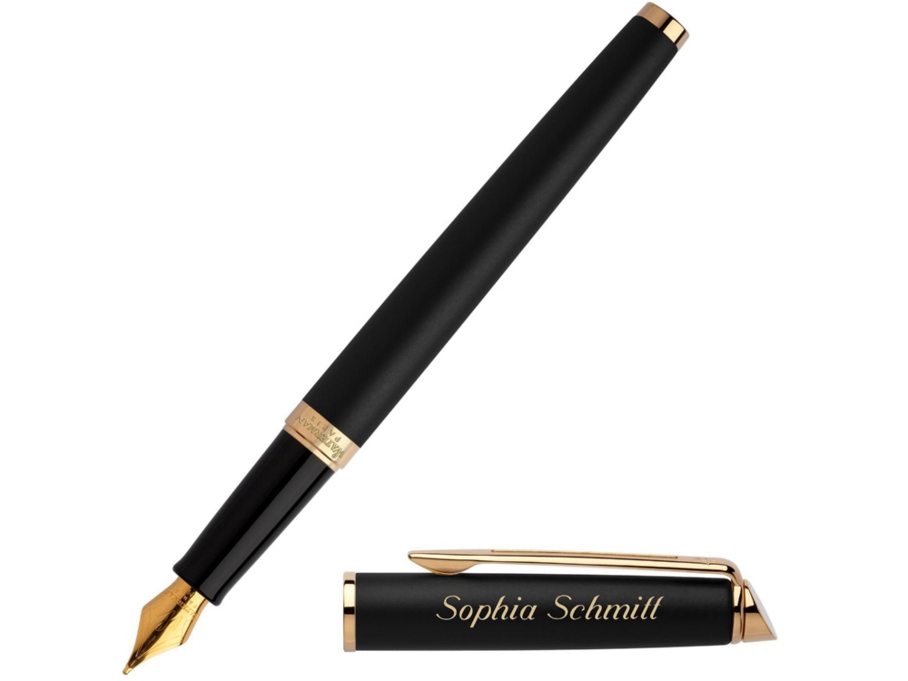 Перьевая ручка Waterman Hemisphere, цвет: MattBlack, перо: F-5