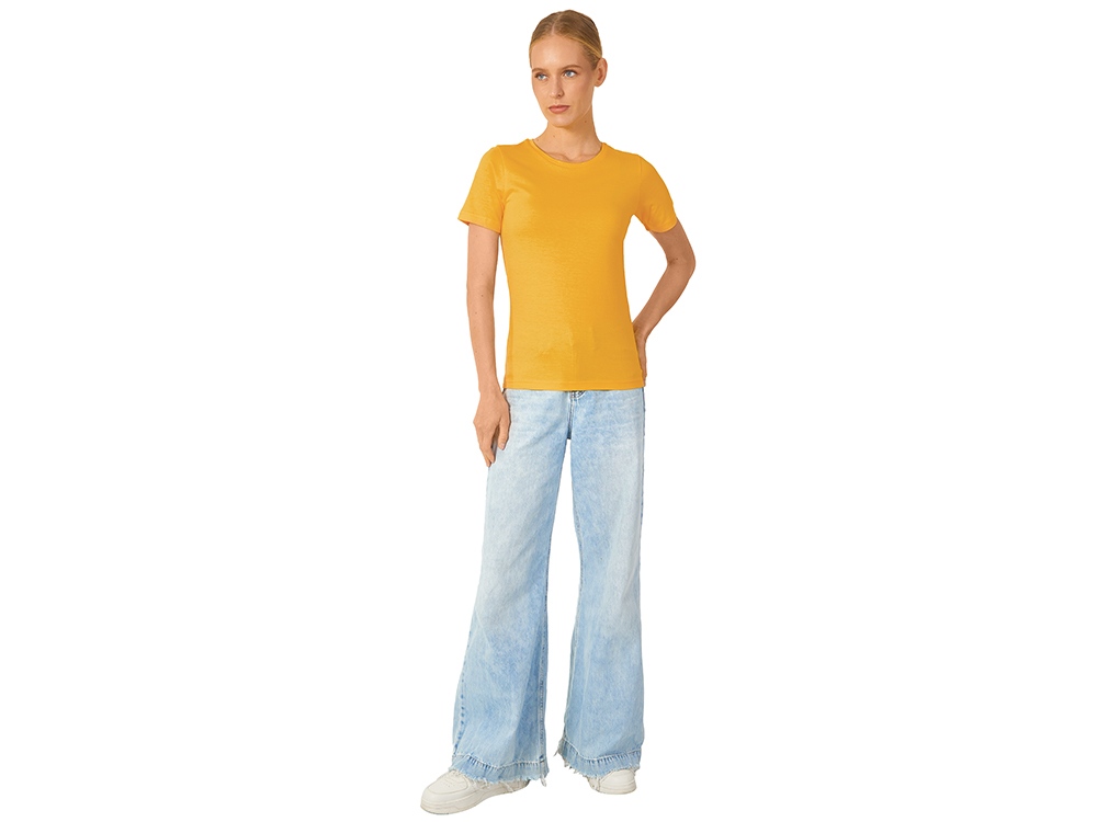 Футболка Heavy Super Club женская, золотисто-желтый-3