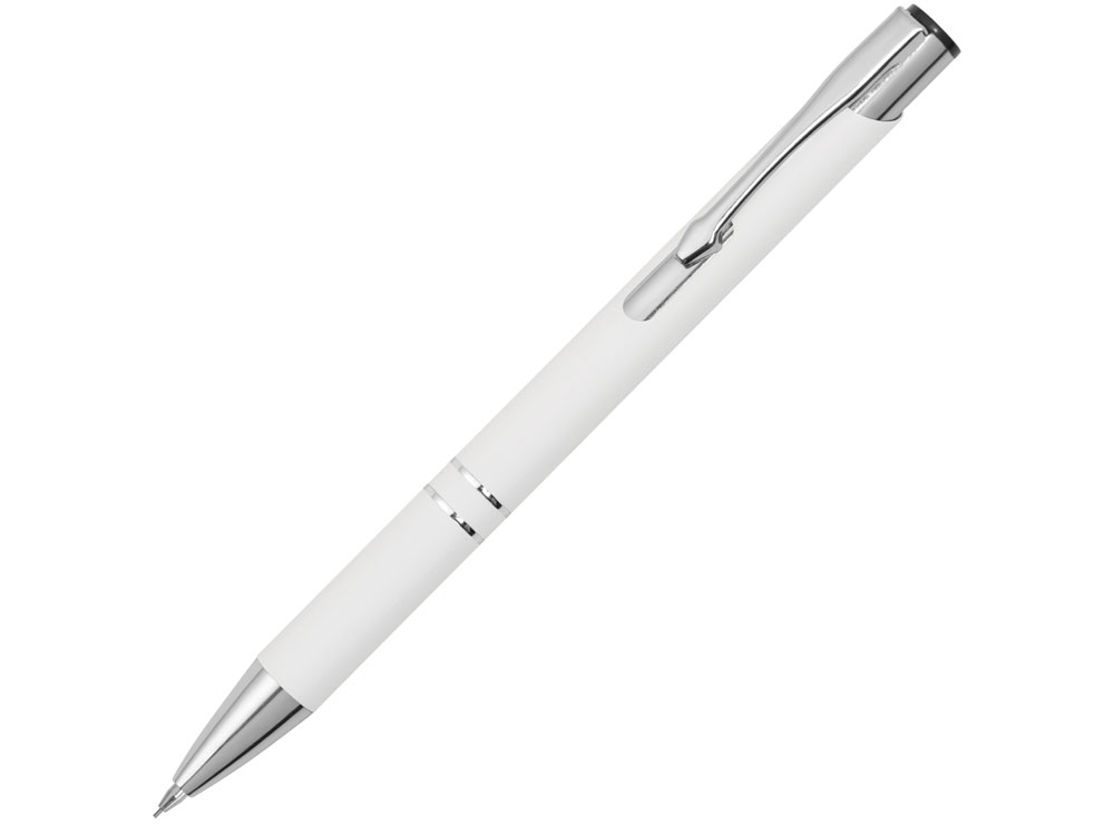 Механический карандаш Legend Pencil софт-тач 0.5 мм, белый-0