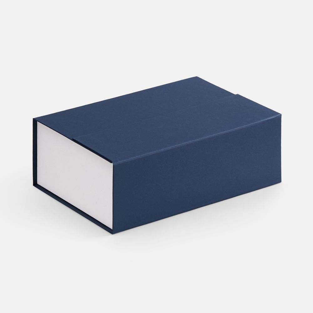 Коробка Bicolor Case, белая с синим-0