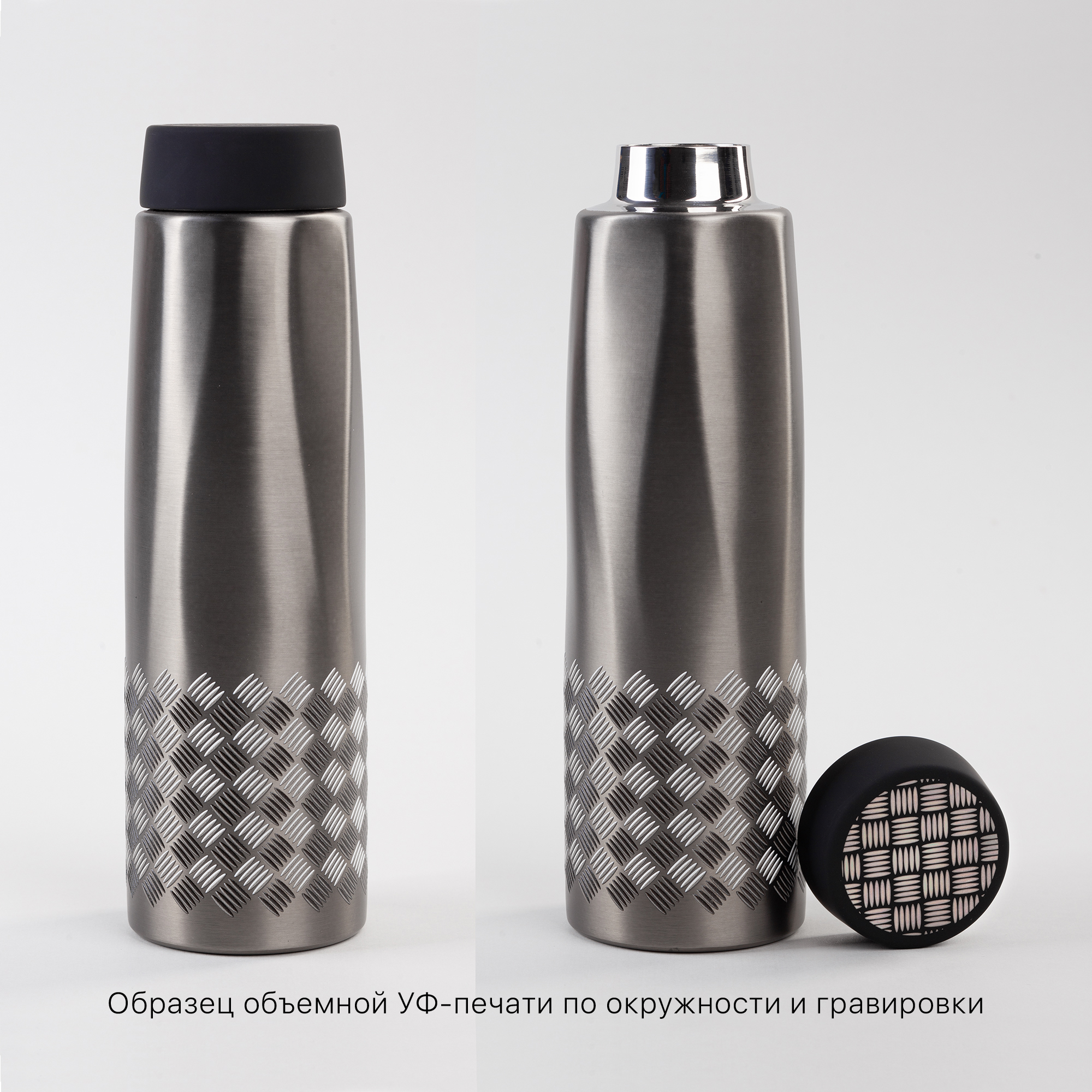Термос "Calypso" 500 мл, стальной корпус, крышка в покрытии soft touch, коробка-2
