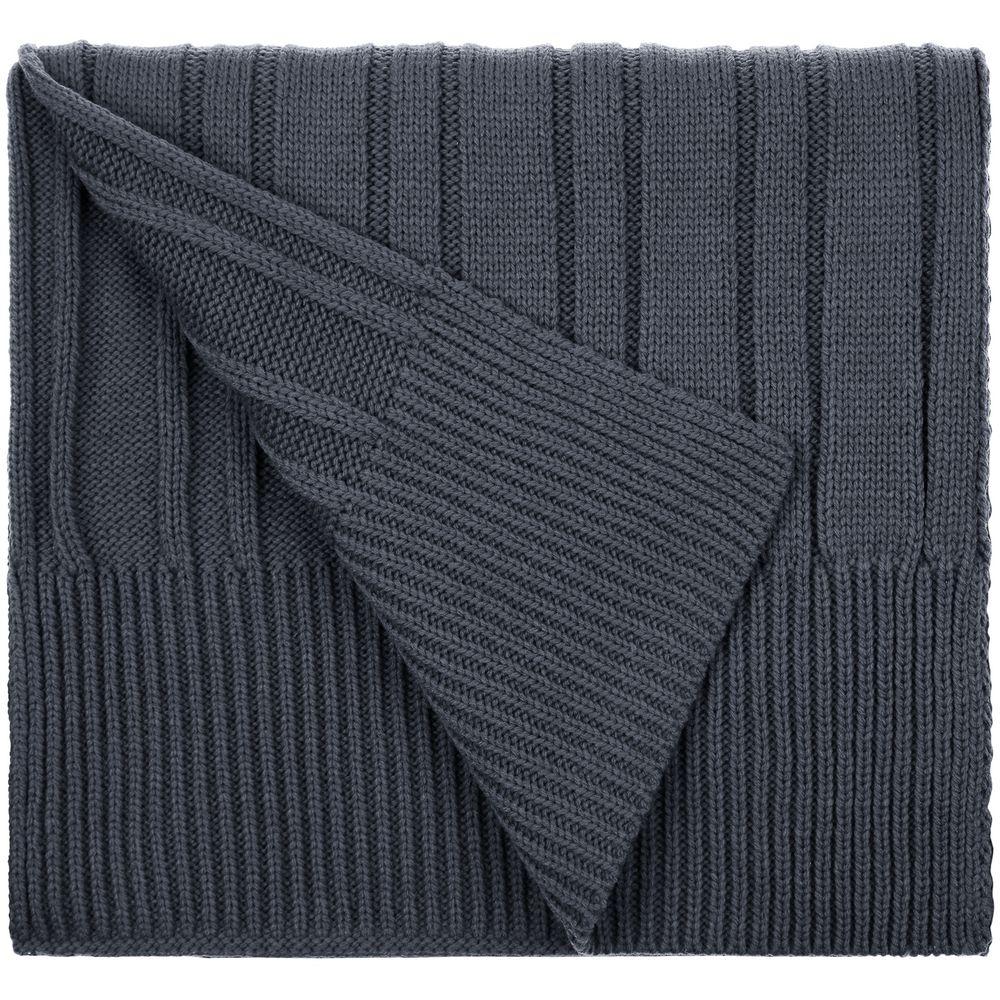 Шарф Knit Beat, серый (графит)-1
