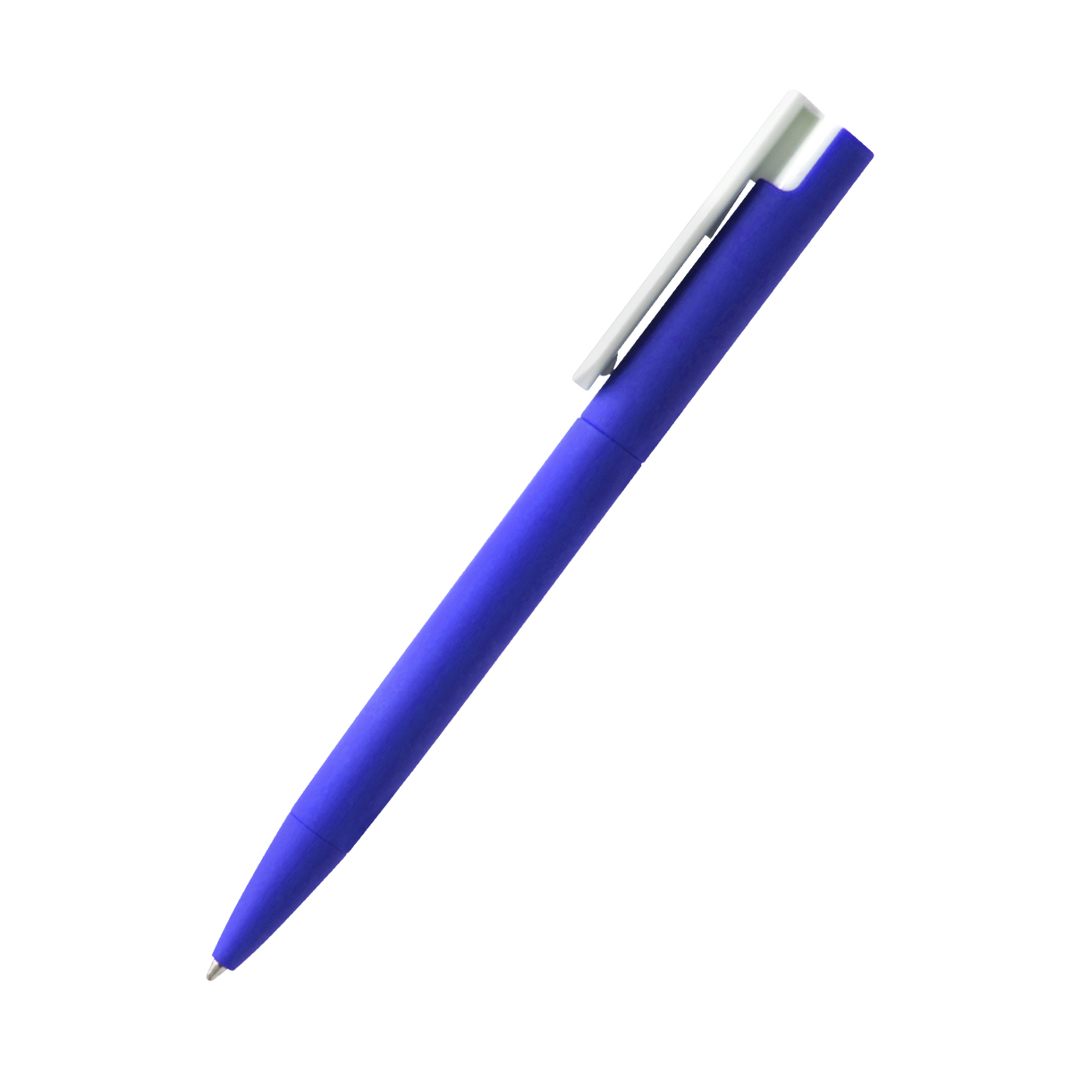 Ручка пластиковая Mira Soft софт-тач, Синий-1