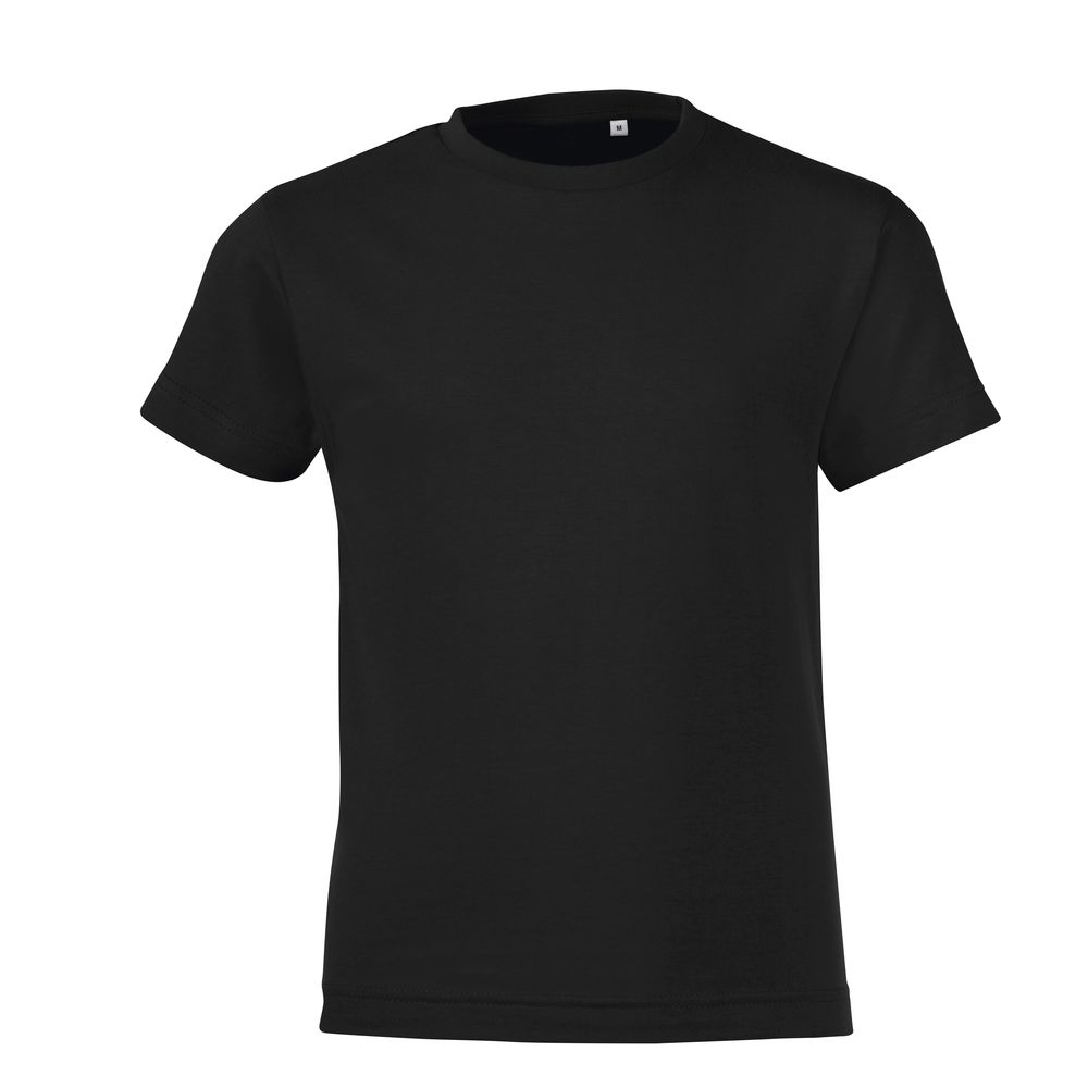 Футболка детская Regent Fit Kids, черная-1