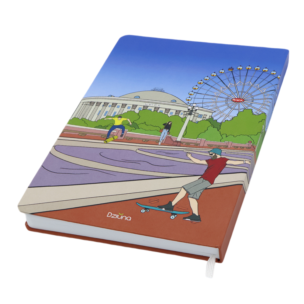 Записная книжка A5 Dziuna Театр в клетку 15 x 21 см, Театр-1