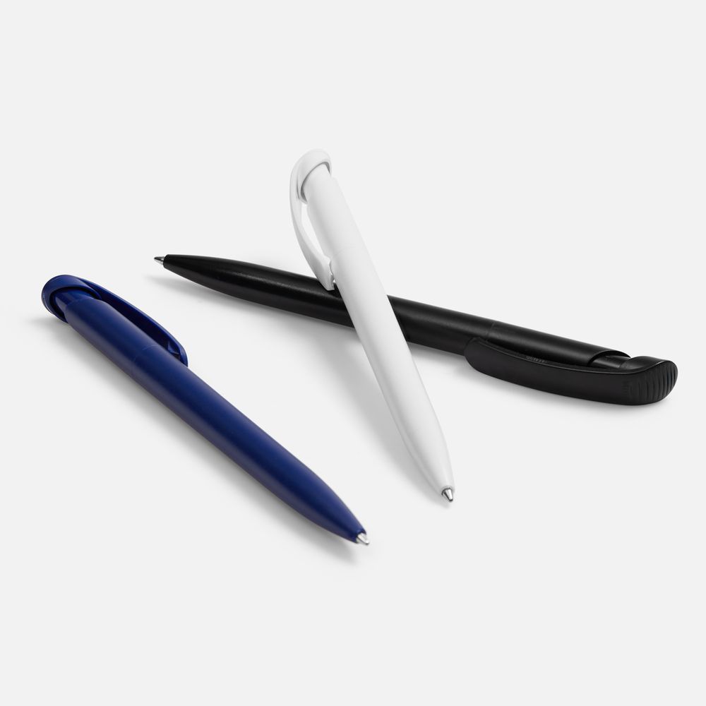 Ручка шариковая Clear Solid, синяя-2
