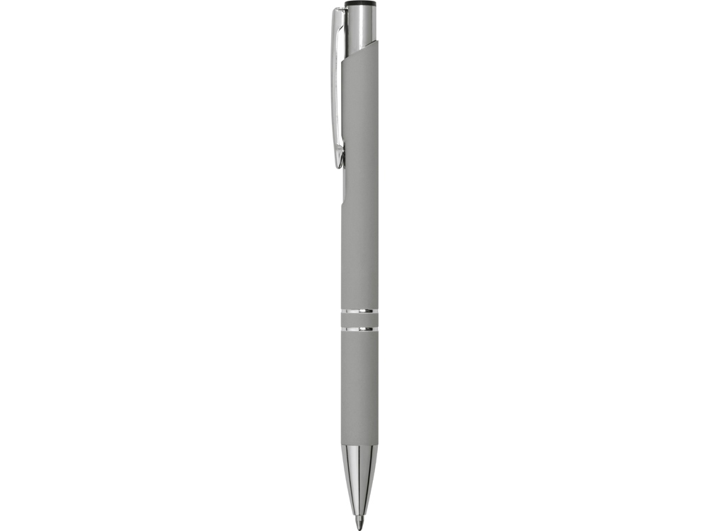 Ручка металлическая шариковая C1 софт-тач, серый-2