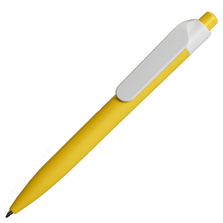 Ручка шариковая N16 soft touch, желтый-0