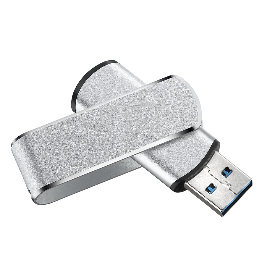 USB flash-карта SWING METAL, 32Гб, алюминий, USB 3.0, серебристый-0