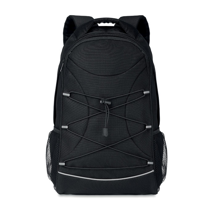 Рюкзак 600D из RPET, черный-10
