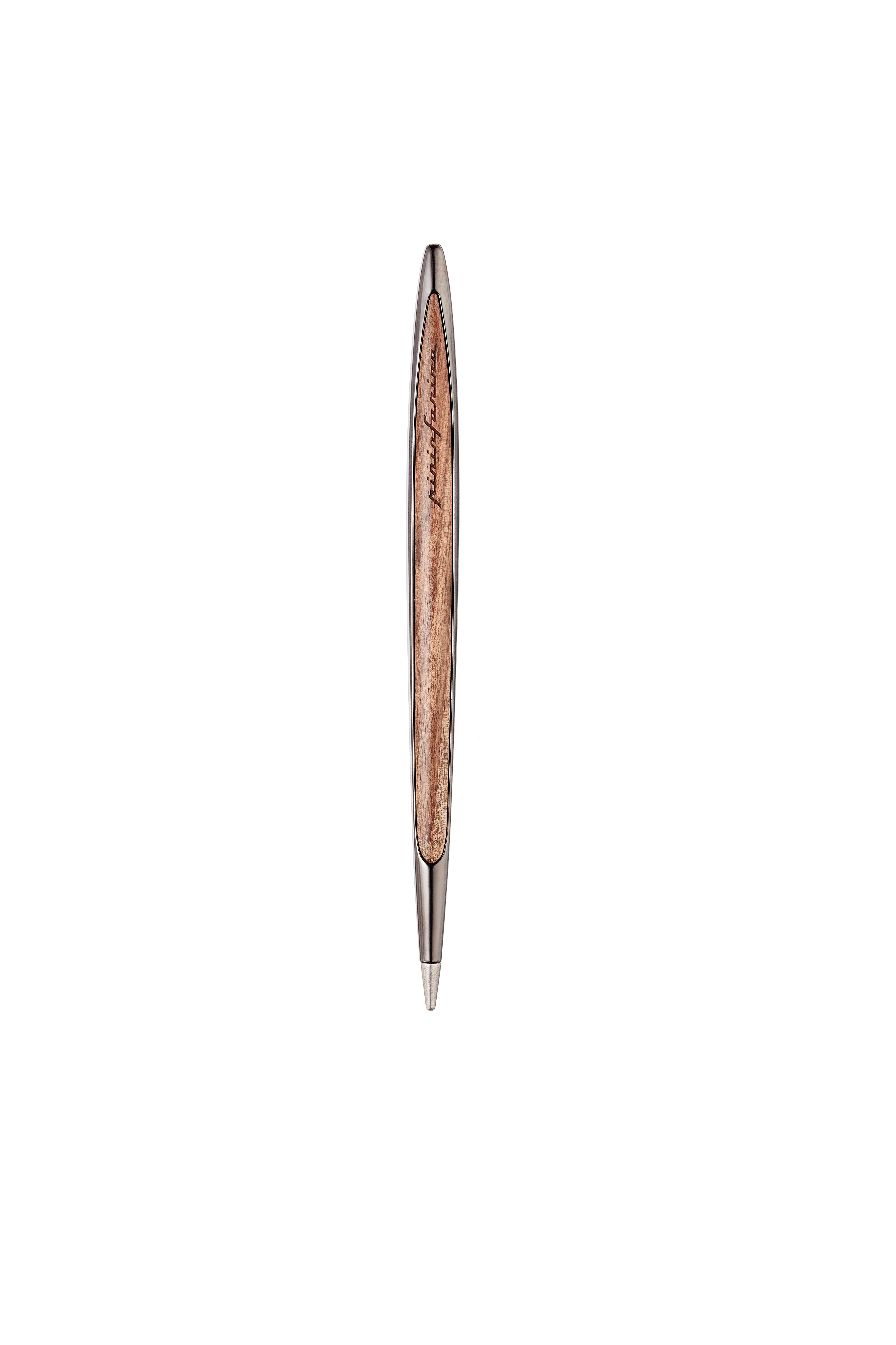 Вечная ручка Pininfarina Cambiano GLOSSY BLACK/WALNUT-1
