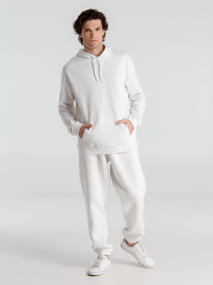Толстовка с капюшоном унисекс Hoodie, белая-5