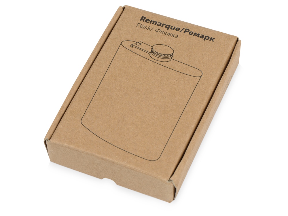Фляжка 240 мл Remarque soft touch, 201 сталь, красный-4