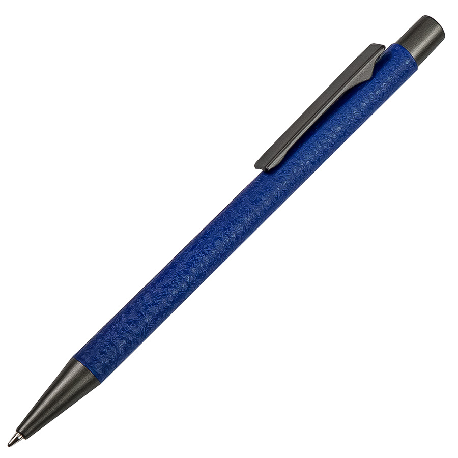 Ручка шариковая FACTOR FOLIO, синий, серебристый-0