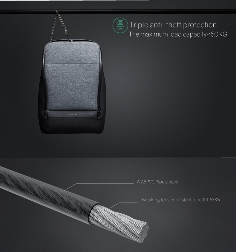 Рюкзак FlexPack Pro 47х34х18 см, темно-серый-13