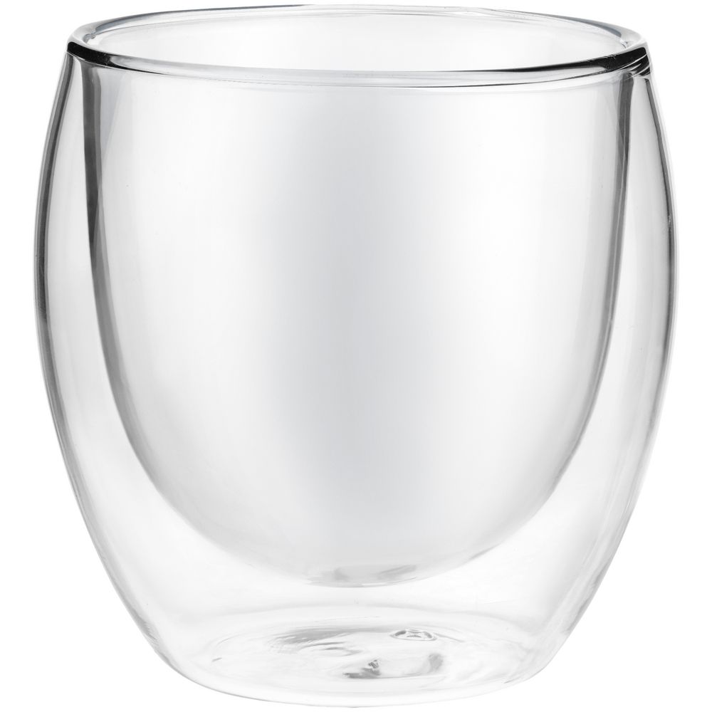 Стакан с двойными стенками Glass Bubble, бесцветный-0