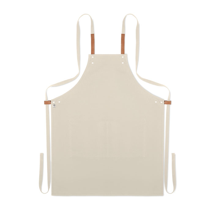 Фартук кухонный, бежевый-4