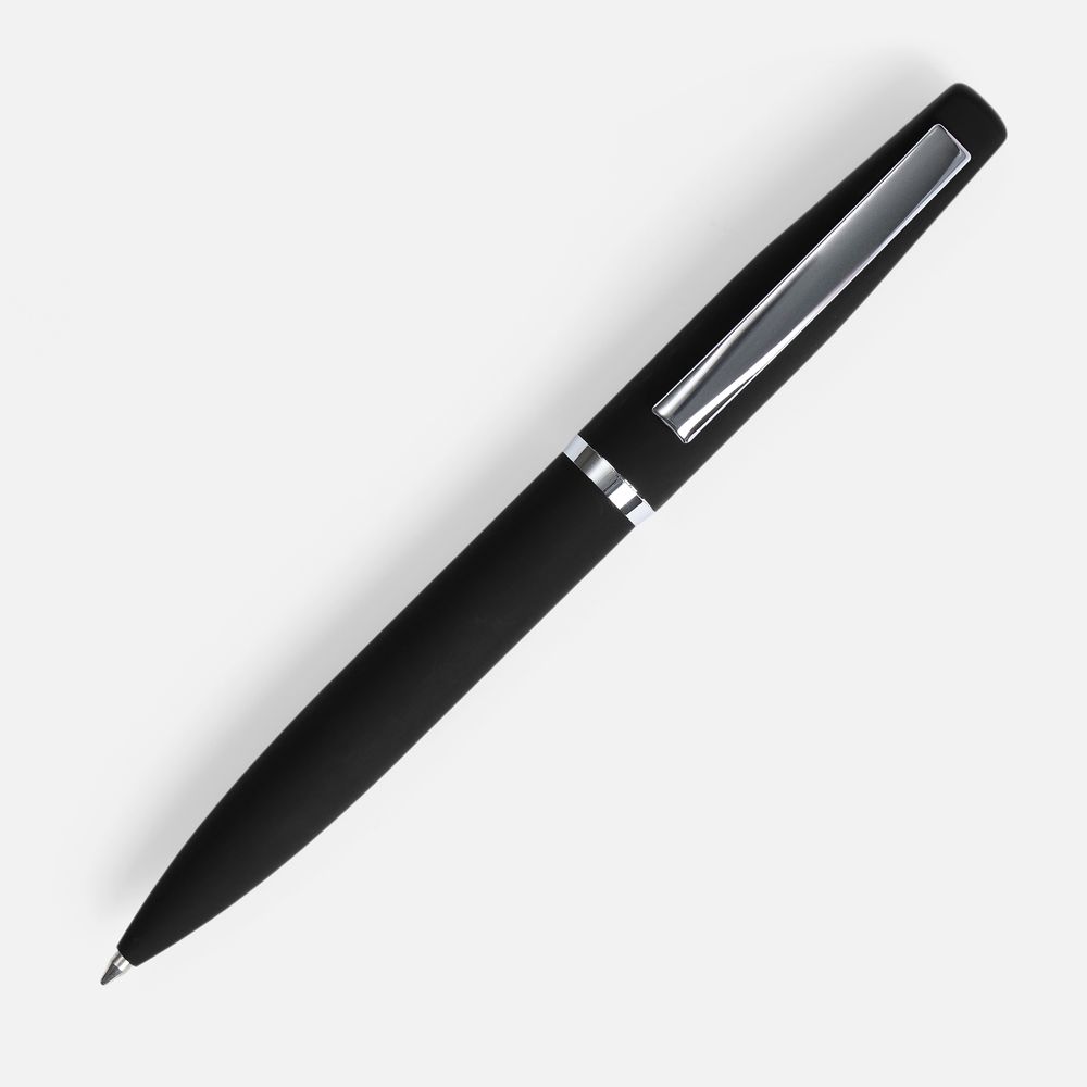 Ручка шариковая Bolt Soft Touch, черная-2