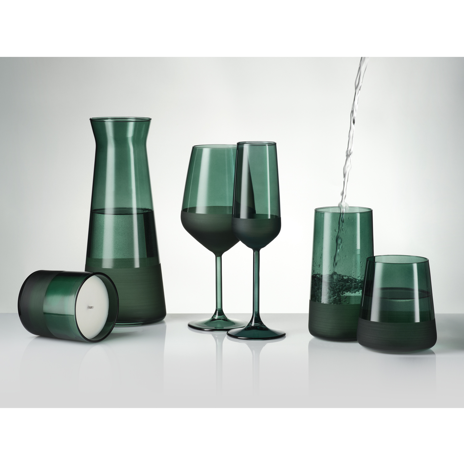 Стакан для воды Эмеральд (Emerald), зеленый-3