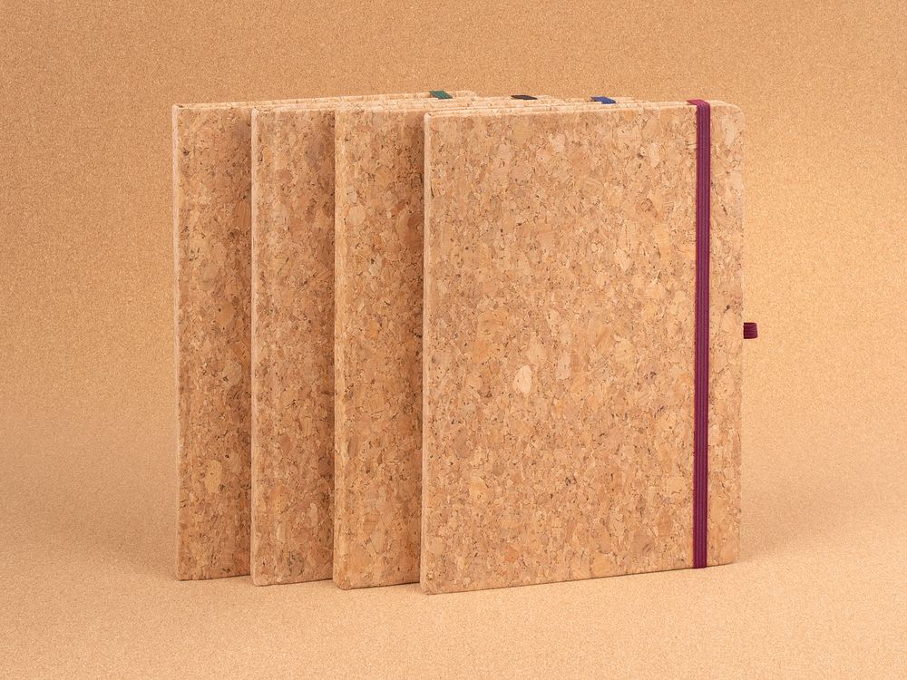 Блокнот Corkfolio, красный-10