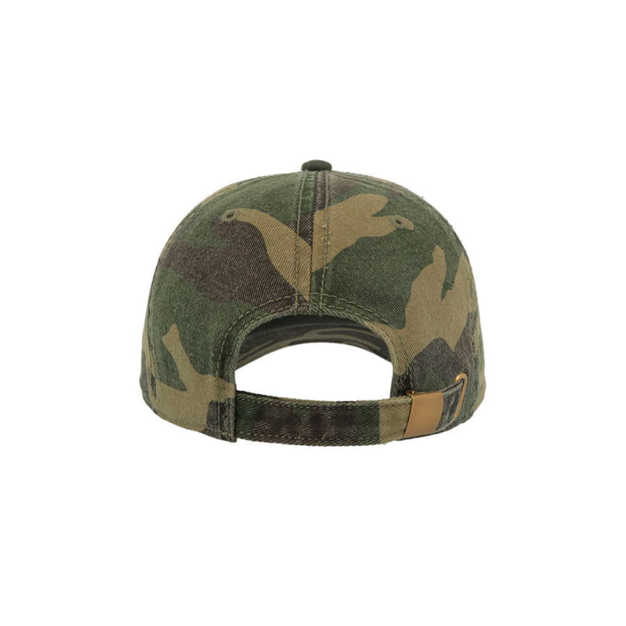 Бейсболка DAD HAT, 6 клиньев, металлическая застежка, зеленый камуфляж-5