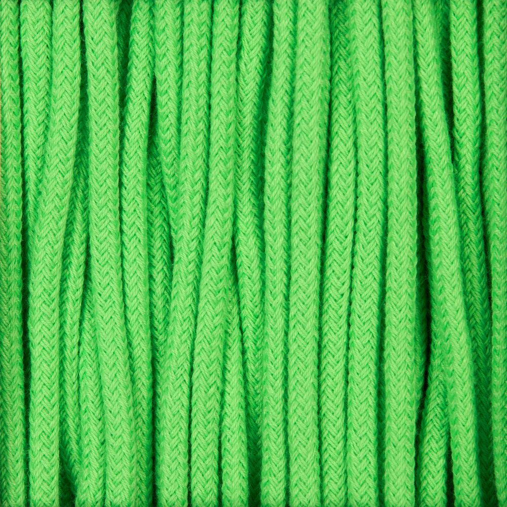Круглый шнур Lasso XL, зеленый неон, 200 см-0