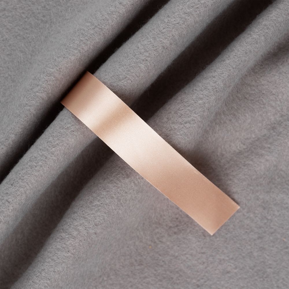 Лента сатиновая Satin 20 M, светло-бежевая, 60 см-0