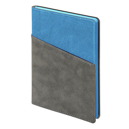 Ежедневник Flexy Smart Porta Nuba Latte A5, Серый/голубой-2