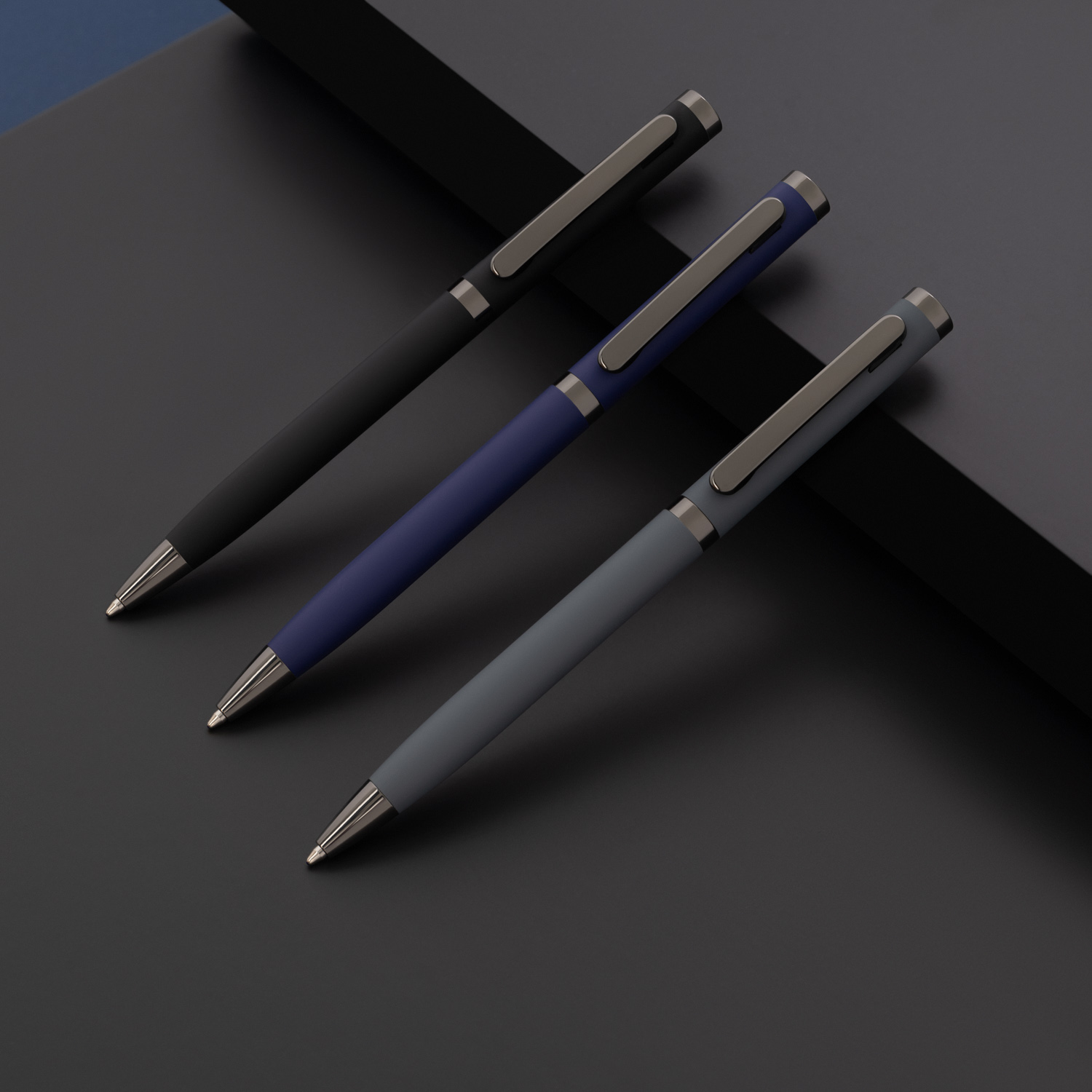 Шариковая ручка Нокс (Nox), серая-6