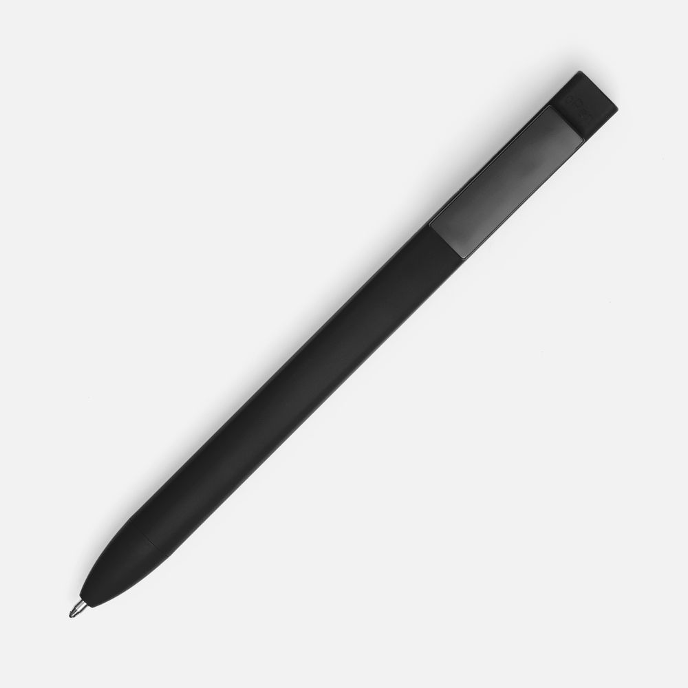Ручка шариковая Swiper SQ Soft Touch, черная-2