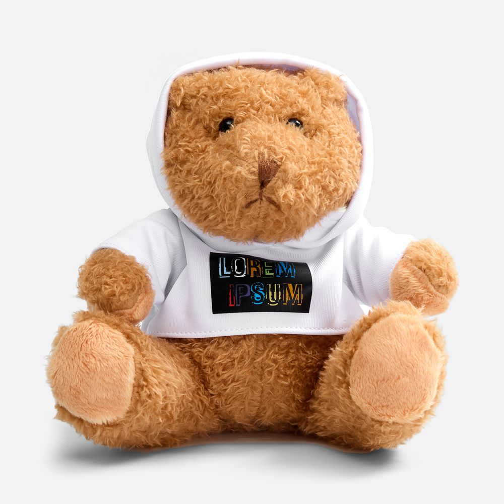 Мягкая игрушка «Мишка Cuddleton» в белом худи-6