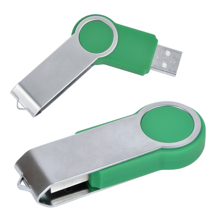 USB flash-карта "Swing" (16Гб), зеленый-0